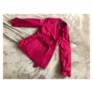 London Fog pink rain coat - EUC